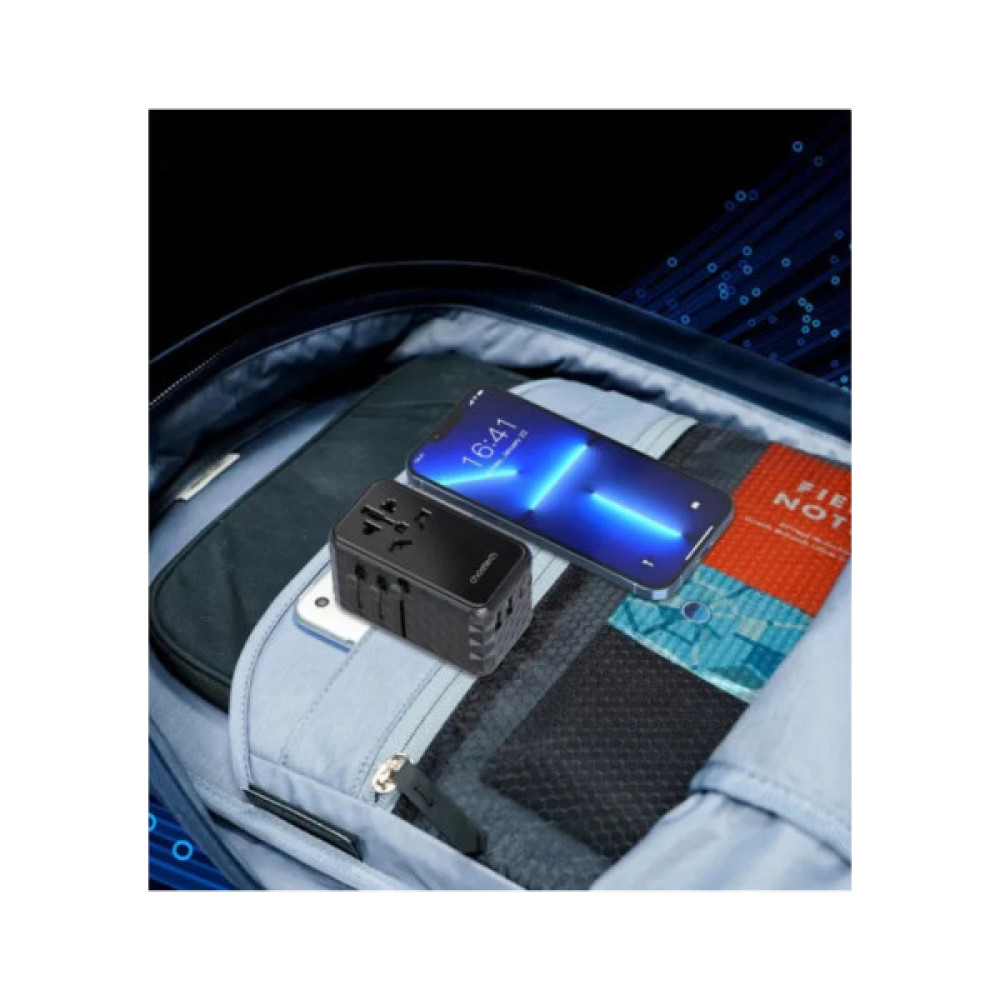 Зарядний пристрій Choetech 4xUSB 100W PD (2хUSB-C+2хUSB-A) сharger diamond model black (PD6028-BK)