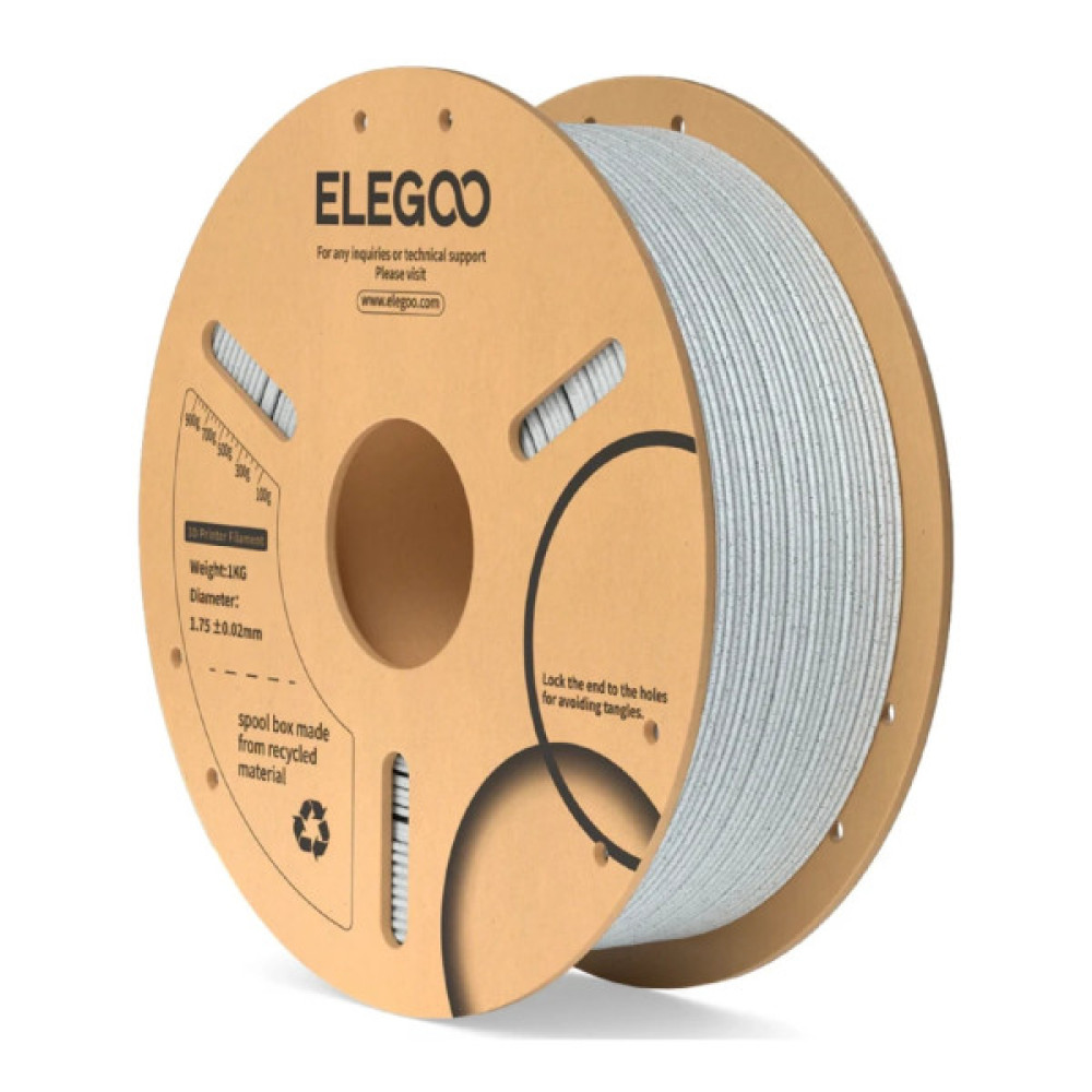 Пластик для 3D-принтера ELEGOO PLA 1кг, 1.75мм, marble (50.203.0113)