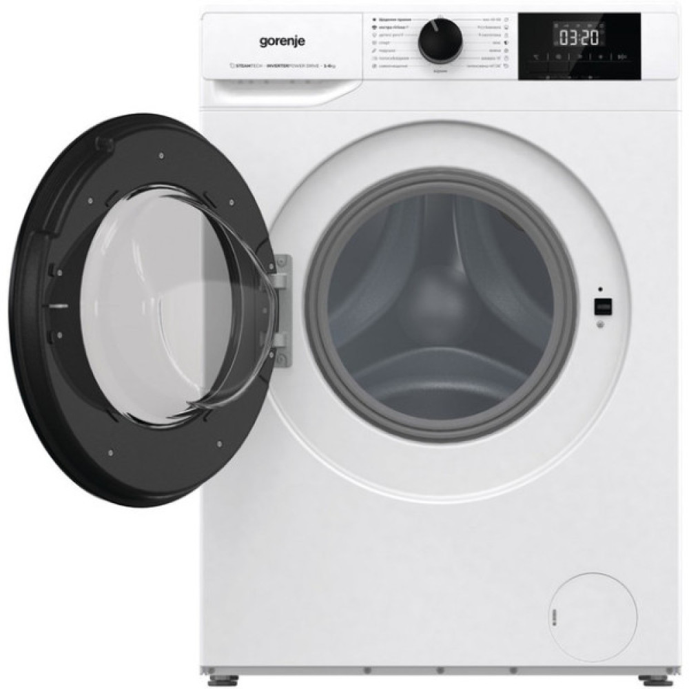 Пральна машина Gorenje фронтальна, 6кг, 1200, A+++, 43.5см, дисплей, пар, інвертор, білий
