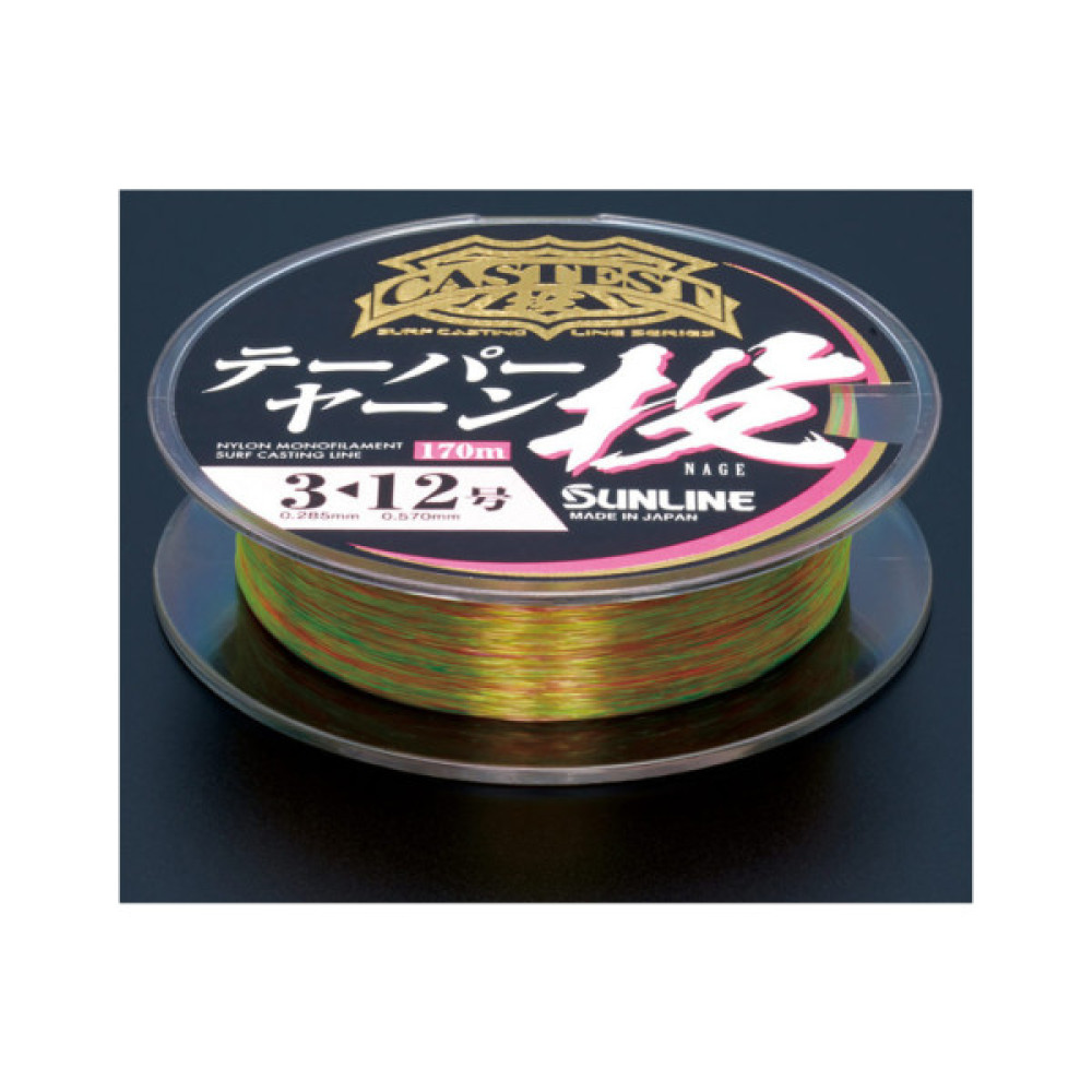 Волосінь Sunline Castest Tapered 170m конусна 0.285-0.570mm 6.0kg (1658.10.55)