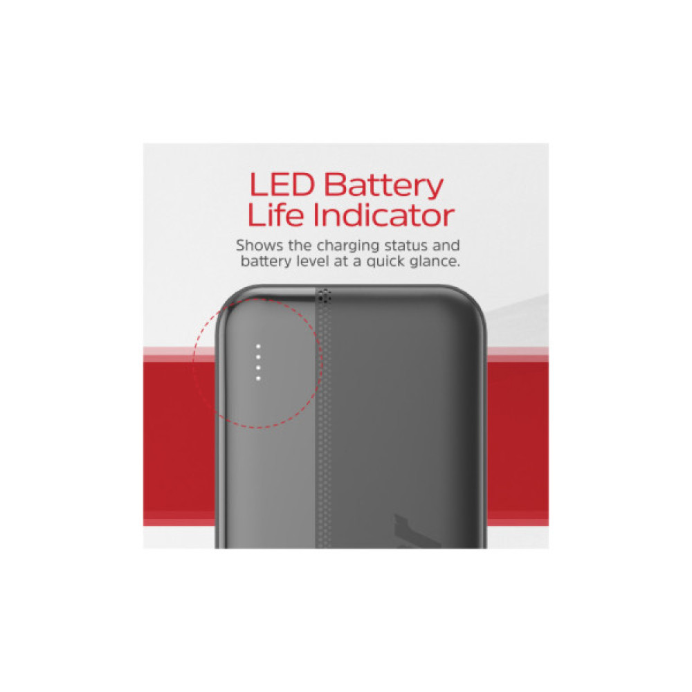 Батарея універсальна Energizer 20000mAh 15W, USB-А, 2*USB-C, Black (UE20050CC)