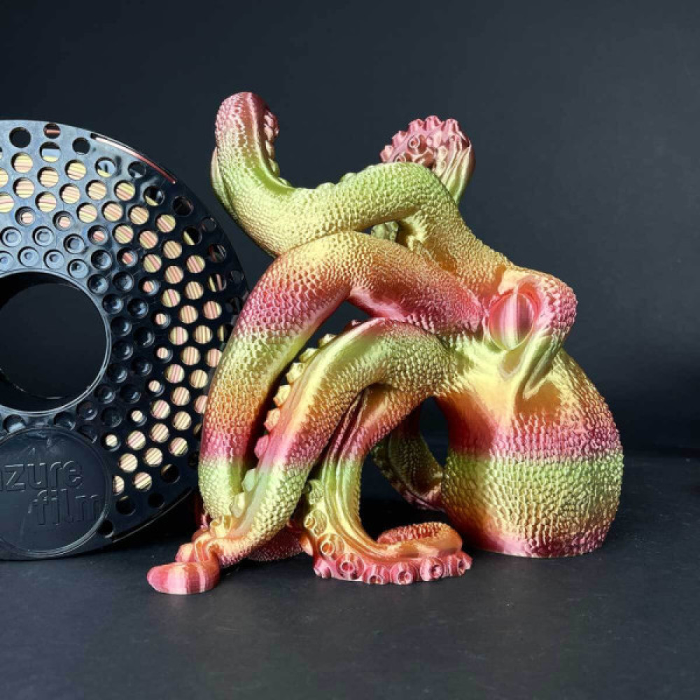 Пластик для 3D-принтера AzureFilm PLA SILK 1,75mm 1kg Rainbow Harmony (FL171-1644)