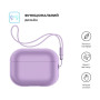 Чохол для навушників Armorstandart Silicone Case with straps для Apple Airpods Pro 2 Pink Purple (ARM68613) Чохол для навушників Armorstandart Silicone Case with straps для Apple Airpods Pro 2 Pink Purple (ARM68613)
