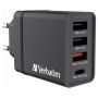Зарядний пристрій Verbatim USB 30W PD3.0 4-ports black (49700) Зарядний пристрій Verbatim USB 30W PD3.0 4-ports black (49700)