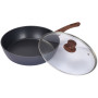 Сковорода Bravo Chef Глибока з кришкою 28 см (BC-1101-28/L) Сковорода Bravo Chef Глибока з кришкою 28 см (BC-1101-28/L)