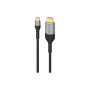 Кабель мультимедійний USB-C to HDMI M 1.8m grey Promate (mediacord-8k.grey) Кабель мультимедійний USB-C to HDMI M 1.8m grey Promate (mediacord-8k.grey)