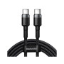 Дата кабель USB-C to USB-C 2.0m 100W 5A black-grey Baseus (CATKLF-ALG1)