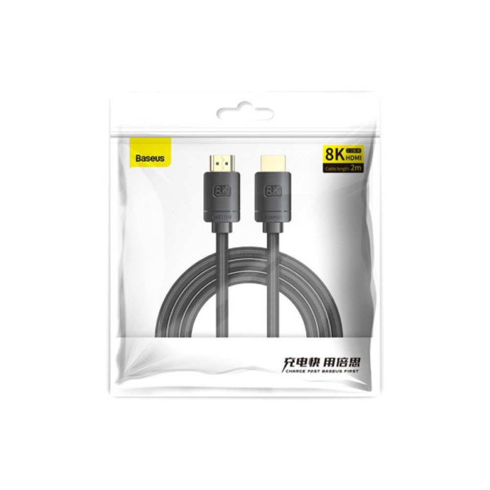 Кабель мультимедійний HDMI M to HDMI M 3.0m V2.1 Baseus (CAKGQ-L01)