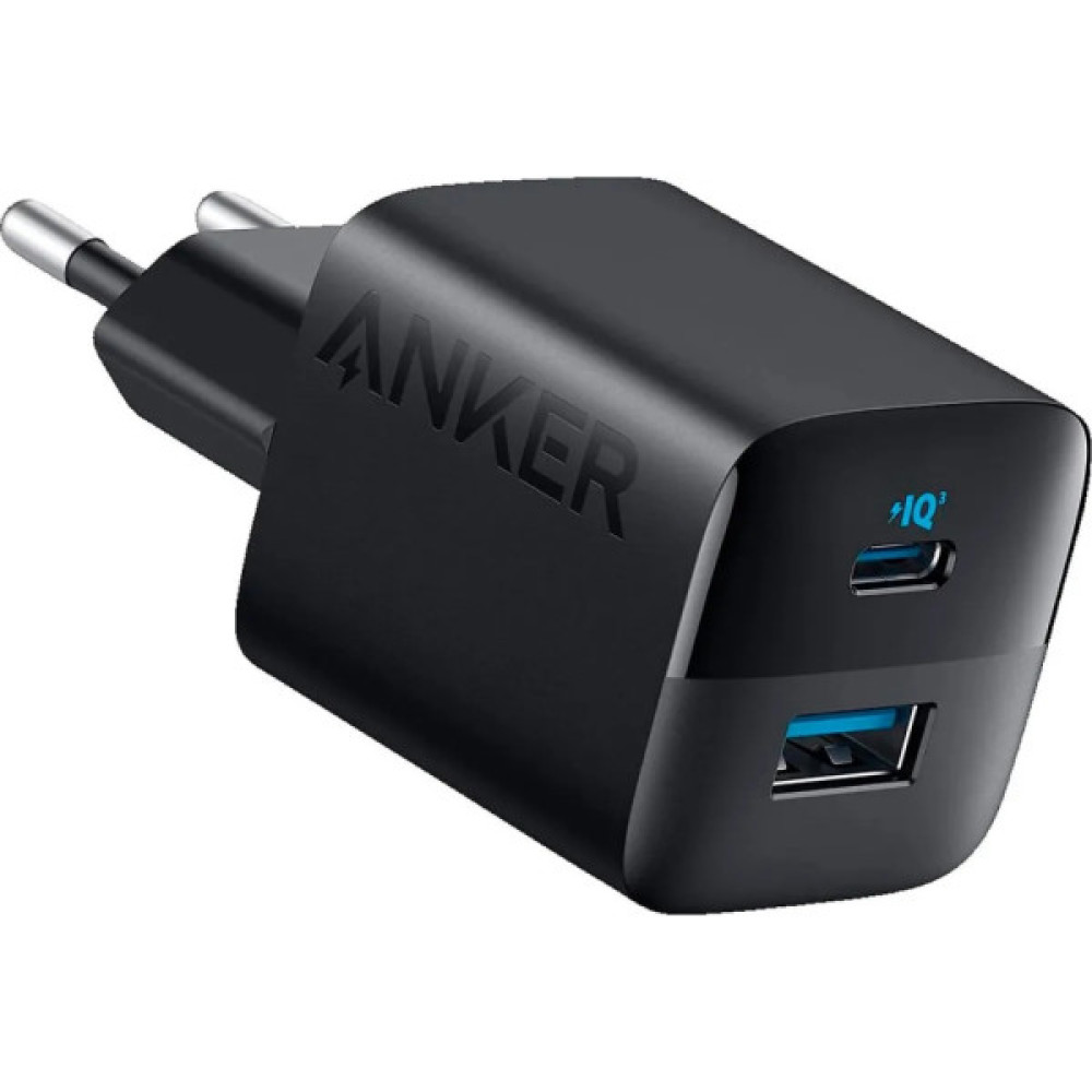 Зарядний пристрій Anker PowerPort 323 1xUSB-C PD33W + 1xUSB PPS Black (A2331G11)