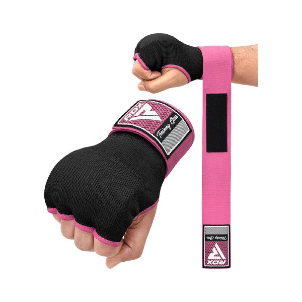 Бинти-рукавиці RDX IS2 Inner Straps Pink M (HYP-IS2P-M)