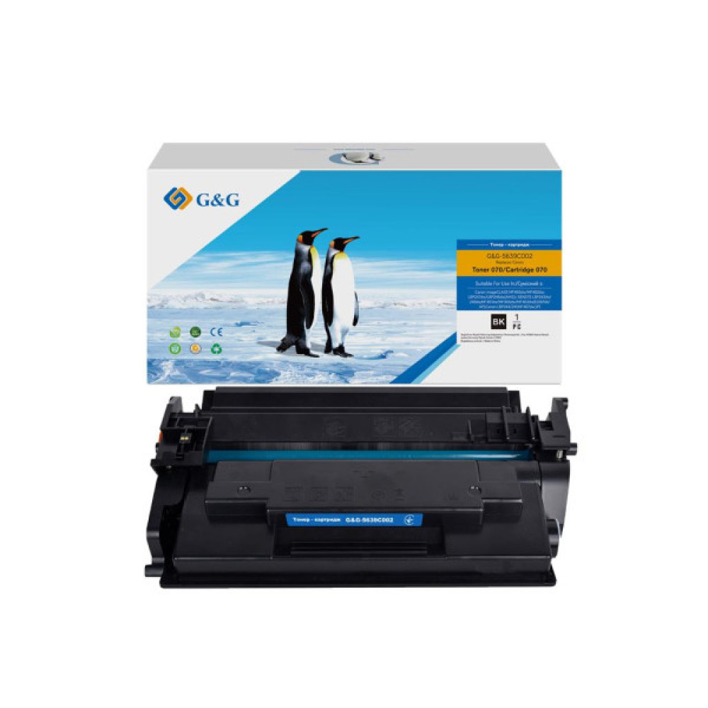 Картридж G&G Canon 070 MF461w/463dw/465dw/LBP243dw/246dw Black 3K (G&G-5639C002) Картридж G&G Canon 070 MF461w/463dw/465dw/LBP243dw/246dw Black 3K (G&G-5639C002)