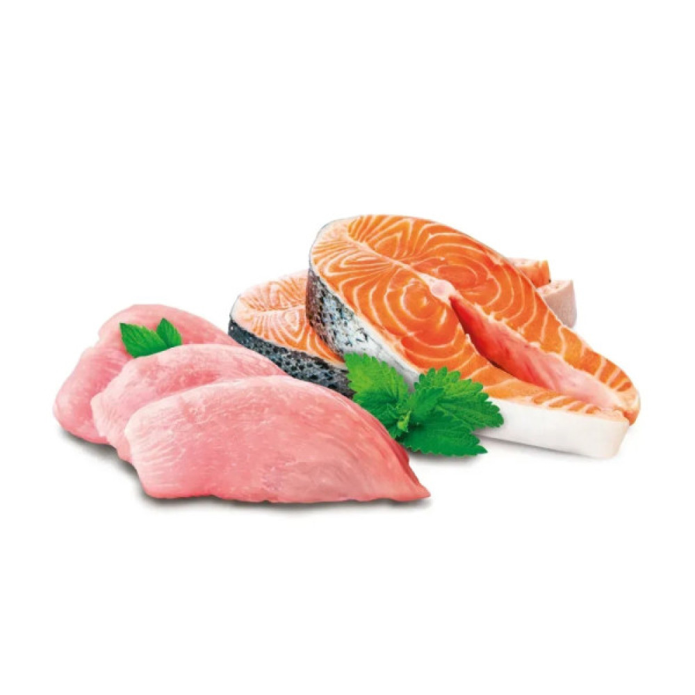 Сухий корм для собак Home Food ADULT MEDIUM Healthy skin and shiny coat з індичкою та лососем 1.6 кг (4820235020385)