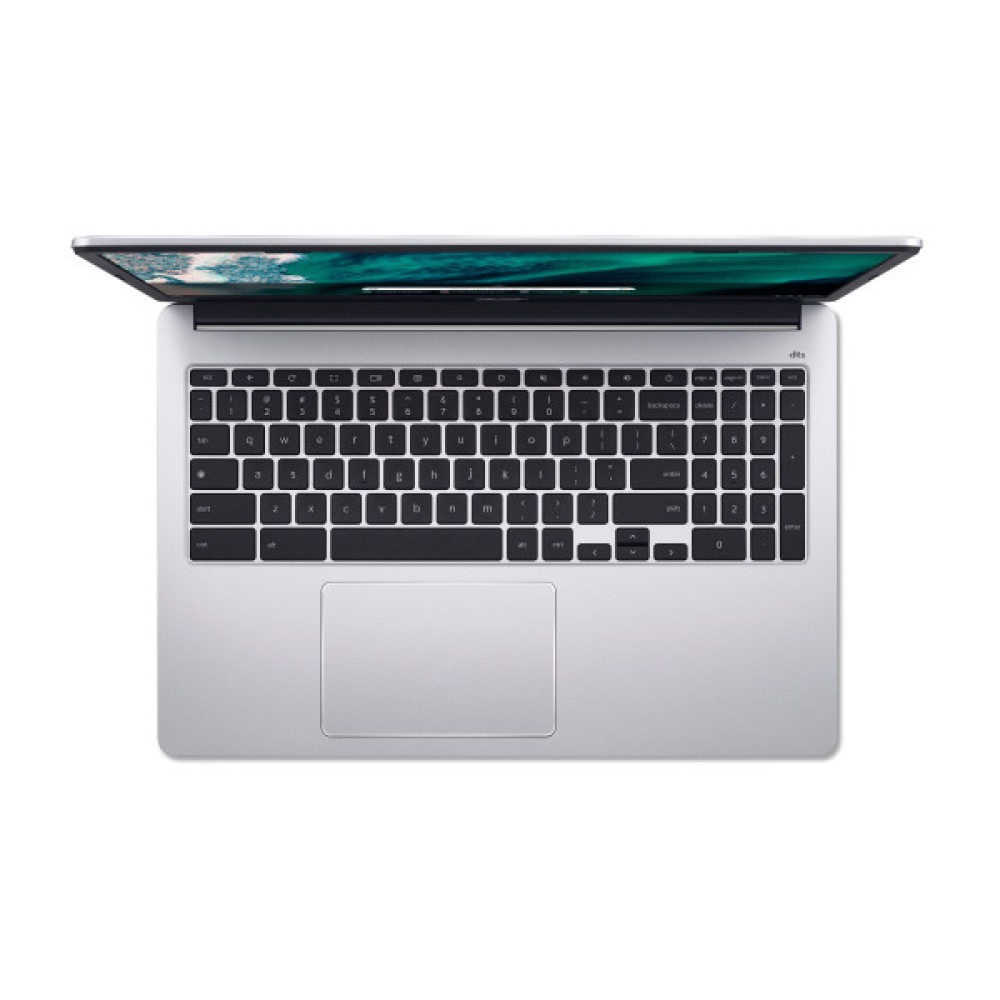 Ноутбук Acer Chromebook CB315-4HT 15" FHD IPS Touch, Intel C N4500, 8GB, F128GB, UMA, ChromeOS, сріблястий