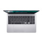 Ноутбук Acer Chromebook CB315-4HT 15" FHD IPS Touch, Intel C N4500, 8GB, F128GB, UMA, ChromeOS, сріблястий