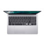 Ноутбук Acer Chromebook CB315-4HT 15" FHD IPS Touch, Intel C N4500, 8GB, F128GB, UMA, ChromeOS, сріблястий