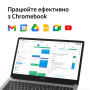 Ноутбук Acer Chromebook CB315-4HT 15" FHD IPS Touch, Intel C N4500, 8GB, F128GB, UMA, ChromeOS, сріблястий