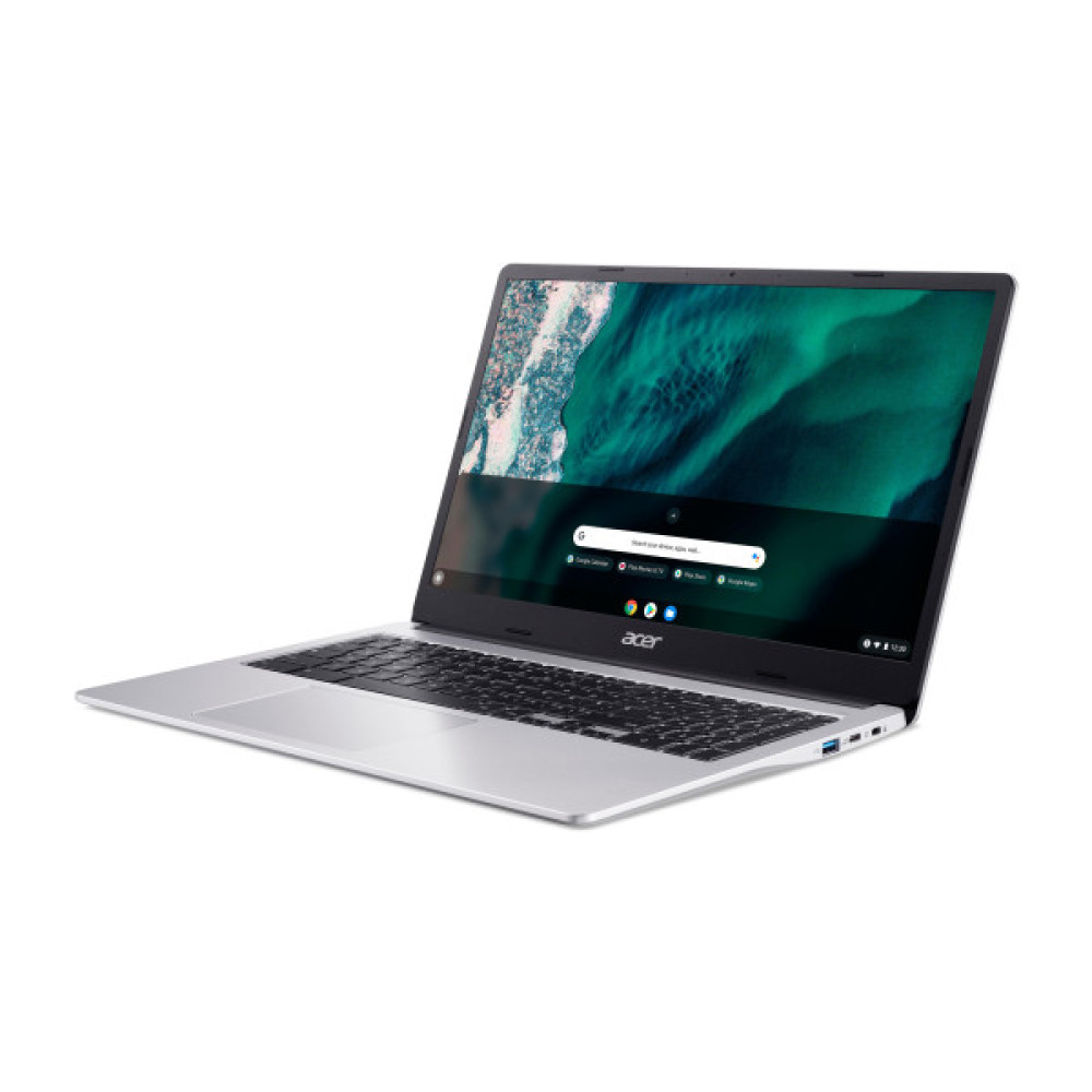 Ноутбук Acer Chromebook CB315-4HT 15" FHD IPS Touch, Intel C N4500, 8GB, F128GB, UMA, ChromeOS, сріблястий