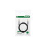 Кабель мультимедійний 3.5mm M to 3.5mm M 3.0m (4pin) AV183 aluminum gray Ugreen (20785)