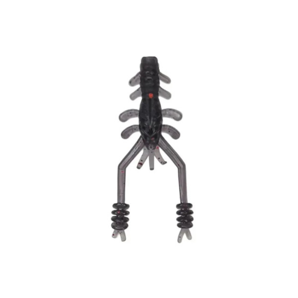 Силікон рибальський Harpoon ТЕП RingShrimp 1.6" 002 Графіт 10шт (7407000008532)