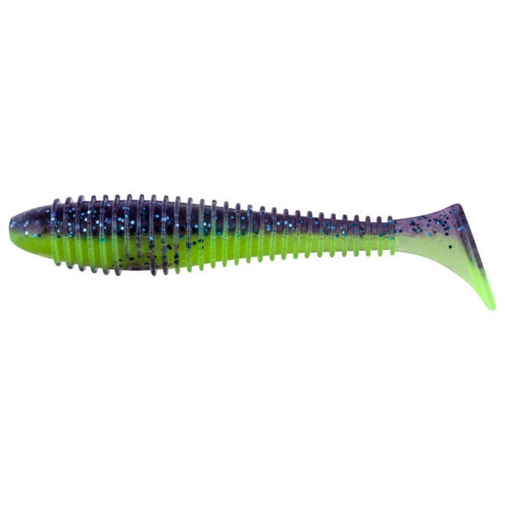 Силікон рибальський Keitech Swing Impact FAT 4.8" (5 шт/уп) кpal06 violet lime berry (1551.12.44)