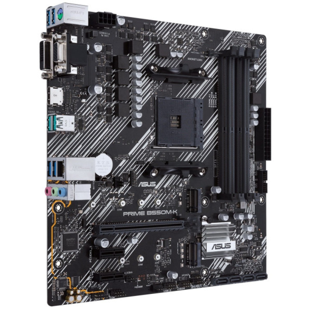 Материнcька плата ASUS PRIME B550M-K sAM4 B550 4xDDR4 M.2 HDMI DVI D-Sub mATX