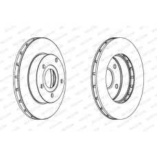 Гальмівний диск FERODO DDF1169C
