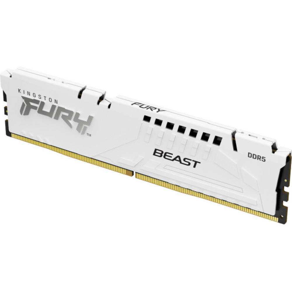 Пам'ять ПК Kingston DDR5 16GB 5200 FURY Beast EXPO Білий
