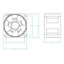 Кулер до корпусу Arctic 40MM/5PCS (ACFAN00273A) Кулер до корпусу Arctic 40MM/5PCS (ACFAN00273A)