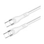 Дата кабель USB-C to USB-C 1.0m (PD Fast Charging 240W) 5А white ColorWay (CW-CBPDCC065-WT) Дата кабель USB-C to USB-C 1.0m (PD Fast Charging 240W) 5А white ColorWay (CW-CBPDCC065-WT)