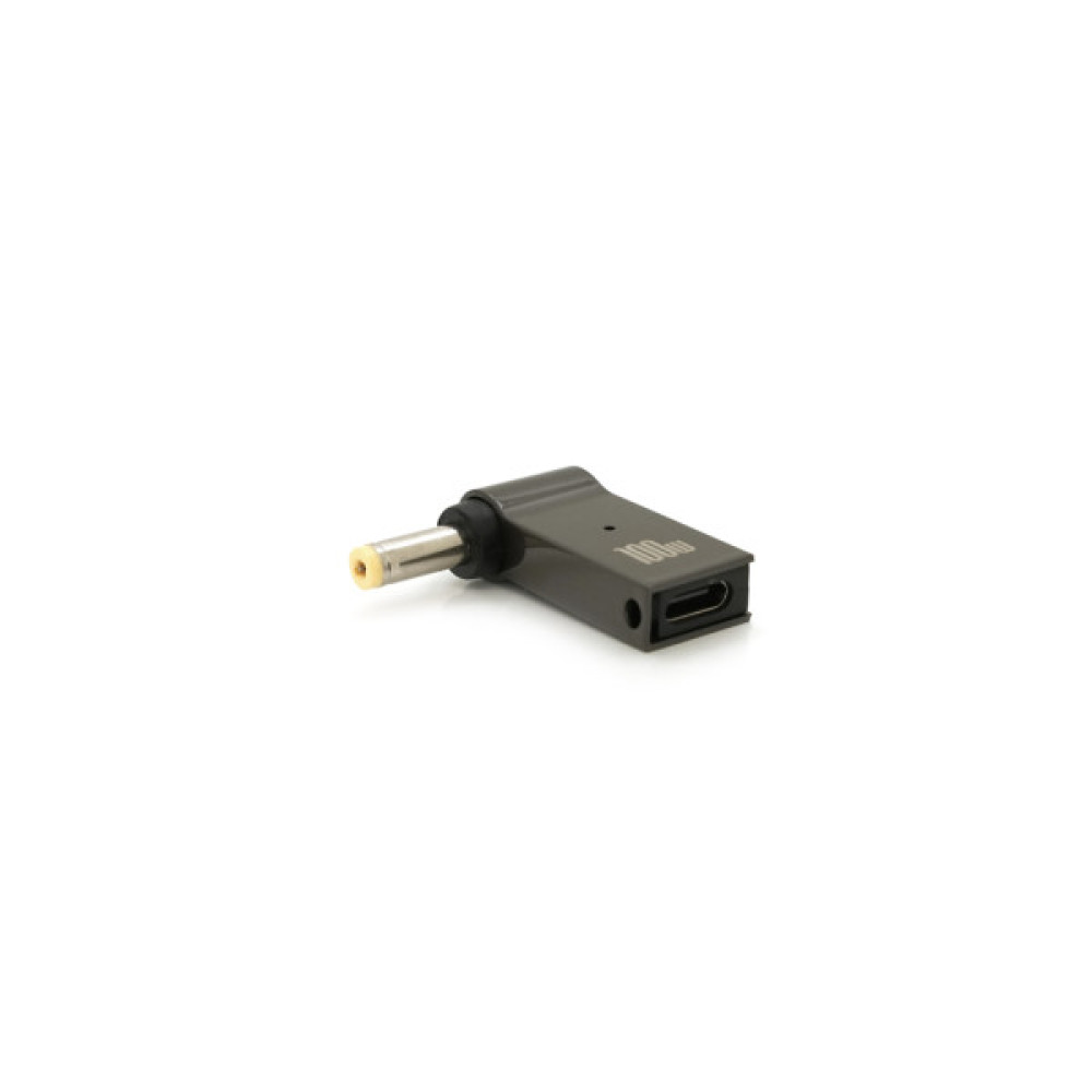 Адаптер USB-C F to DC 4.8x1.7mm M 100W for HP Voltronic (AHPTC4.8*1.7)