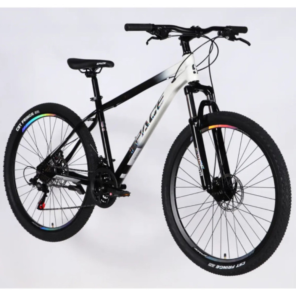 Велосипед Space 29" MARS DD FR рама-18" ST 2026 чорний з білим (OPS-SP-29-160)