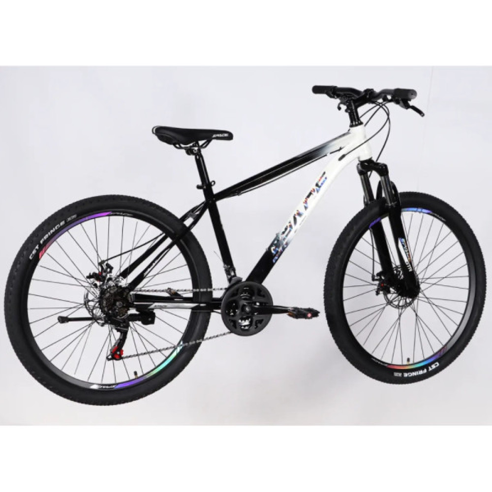 Велосипед Space 29" MARS DD FR рама-18" ST 2026 чорний з білим (OPS-SP-29-160)