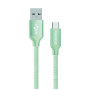 Дата кабель USB 2.0 AM to USB-C 1.0m mint ColorWay (CW-CBUC003-MT) Дата кабель USB 2.0 AM to USB-C 1.0m mint ColorWay (CW-CBUC003-MT)