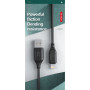 Дата кабель USB-C to Lightning 1.0m 27W braided XO (NBQ236A_Black) Дата кабель USB-C to Lightning 1.0m 27W braided XO (NBQ236A_Black)