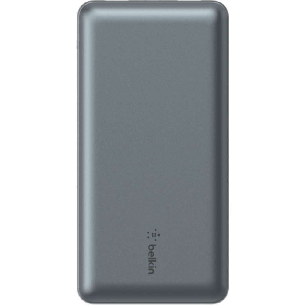 Батарея універсальна Belkin 10000mAh 15W 2xUSB-A, USB-C Gray (BPB011BTGY)