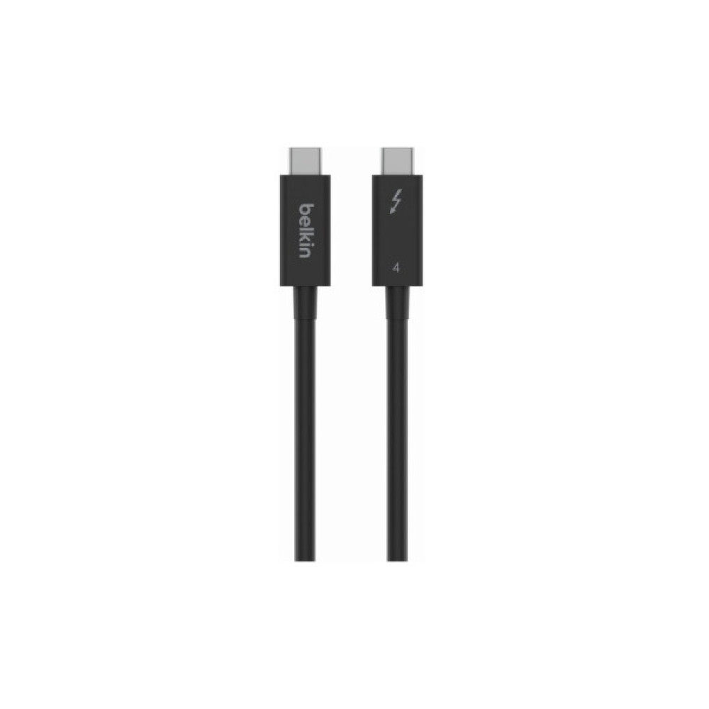 Дата кабель USB-C to USB-C 2.0m Thunderbolt 4 40Gbps 100w black Belkin (INZ002BT2MBK)