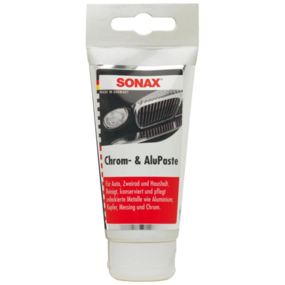 Автополіроль Sonax Chrome + Alupaste 75мл (308000)
