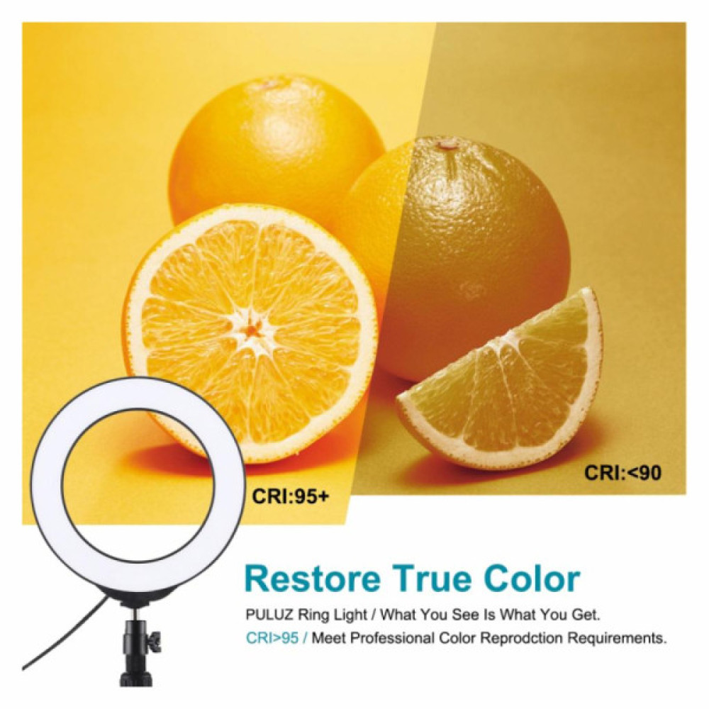 Набір блогера Puluz Ring USB LED lamp PKT3047B 6.2" + table mount (PKT3047B)