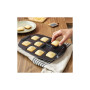 Форма для випікання Tefal PerfectBake, 10 форм, квадратний, 21х29см, алюміній, коричневий (J5734502) Форма для випікання Tefal PerfectBake, 10 форм, квадратний, 21х29см, алюміній, коричневий (J5734502)