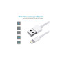 Дата кабель USB 2.0 AM to Lightning 1.8m 2.1A MFI White Choetech (IP0027-WH) Дата кабель USB 2.0 AM to Lightning 1.8m 2.1A MFI White Choetech (IP0027-WH)