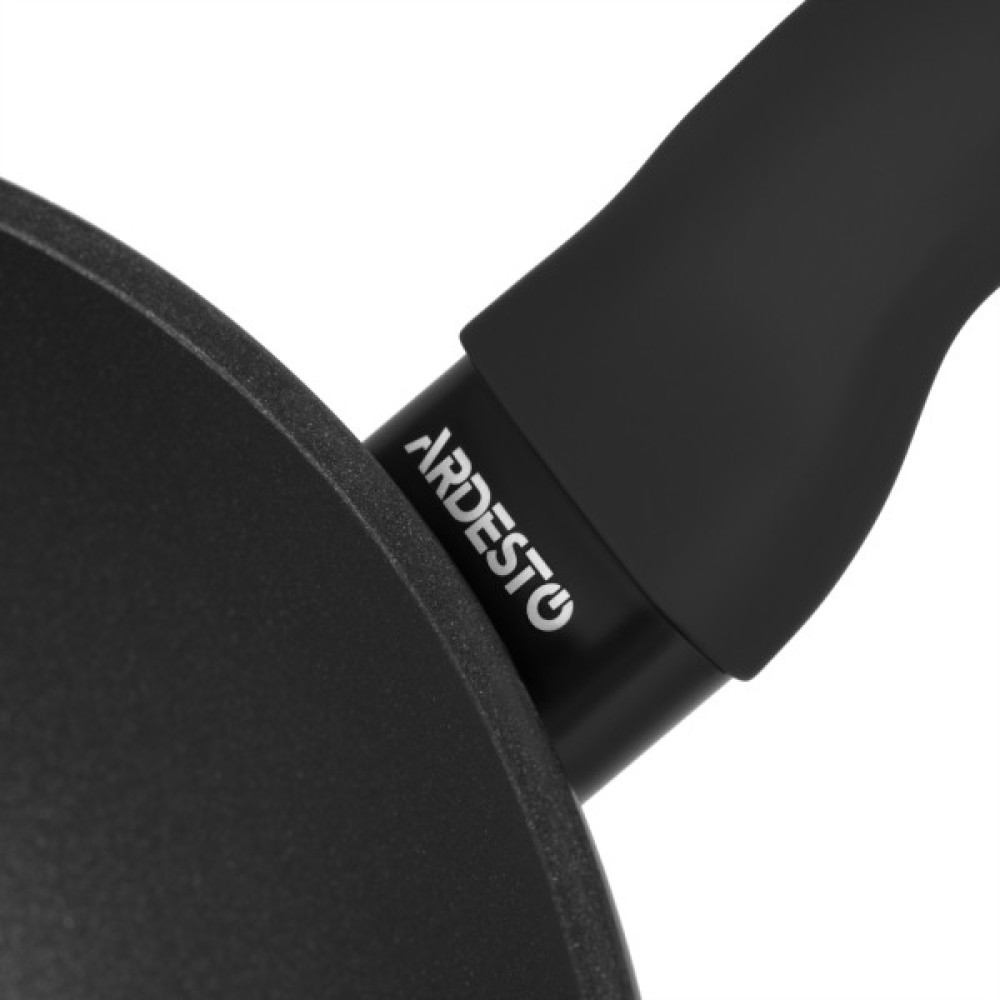 Сковорода Ardesto Gemini Lucca, 28см, алюміній, чорний (AR1928W)