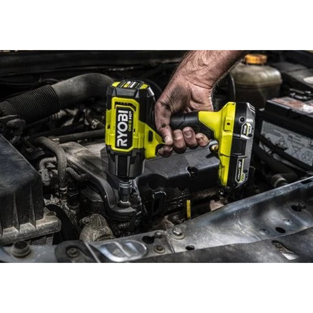 Гайковерт ударний акумуляторний RYOBI ONE+ HP RIW18X-0 18В 2800об·хв 900Нм 1/2" 3 швидкості 1.7кг без АКБ та ЗП