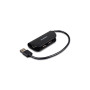 Концентратор AXAGON USB 2.0 to 4xUSB 2.0 0.2m black (HUE-X4B)