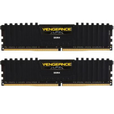 Модуль пам'яті для комп'ютера DDR4 16GB (2x8GB) 2400 MHz Vengeance LPX Black Corsair (CMK16GX4M2A2400C14)