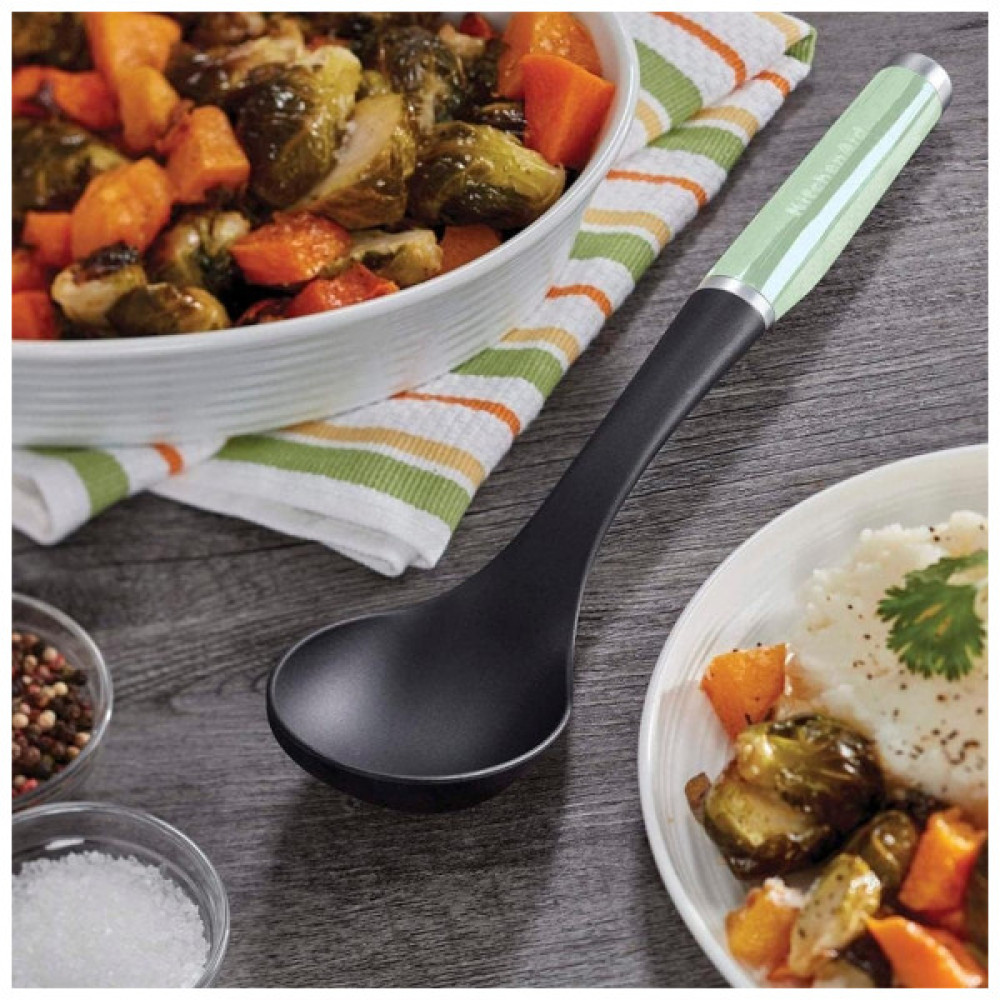 Ложка кухарська KitchenAid Classic для сервірування 34 см чорний (KCG003OHOBE)