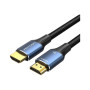 Кабель мультимедійний HDMI M to HDMI M 1.5m 16K60Hz 96Gbps gray Vention (ALVHG)