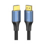 Кабель мультимедійний HDMI M to HDMI M 1.5m 16K60Hz 96Gbps gray Vention (ALVHG)