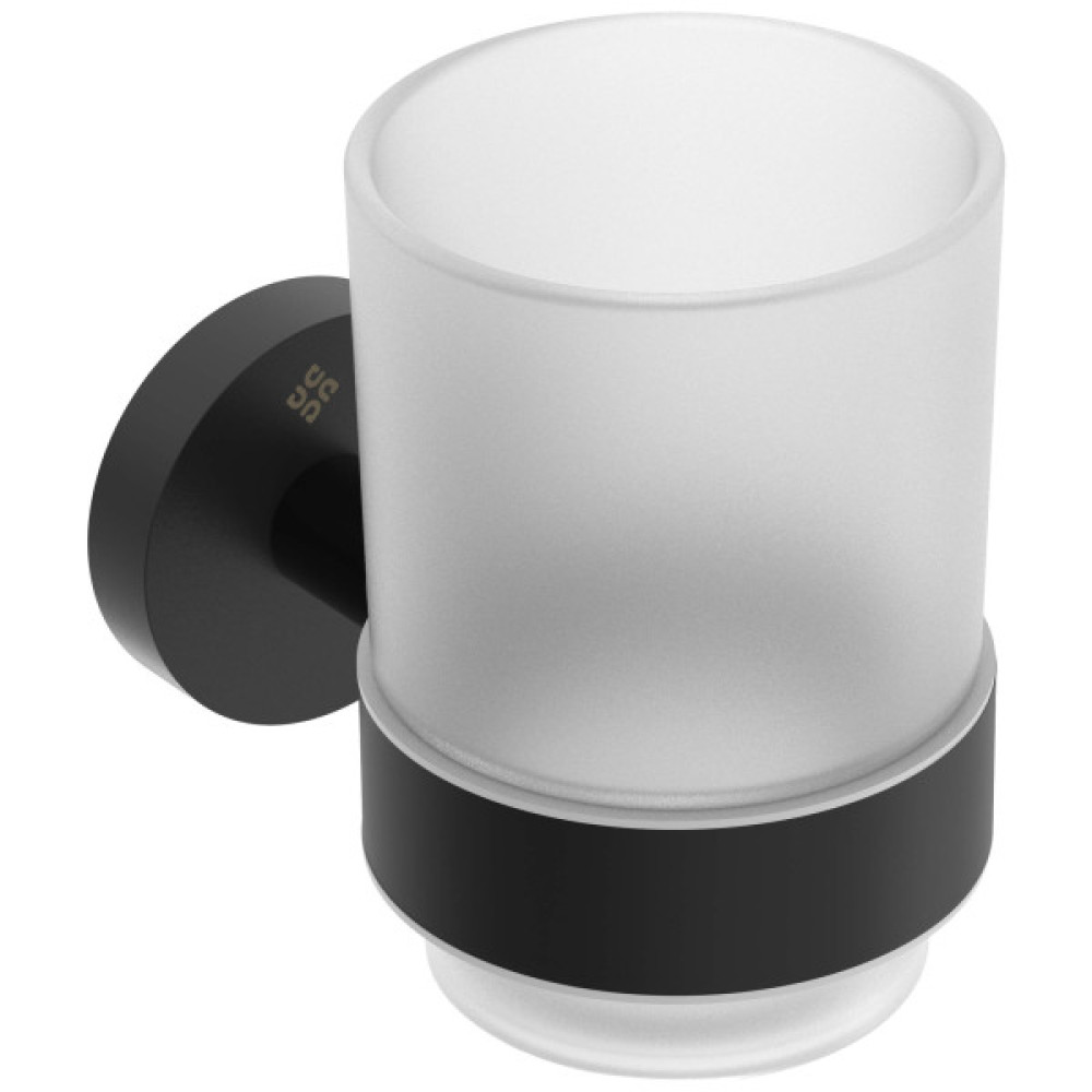 Стакан Deante Jasmin для зубної щітки, підвісний, чорний