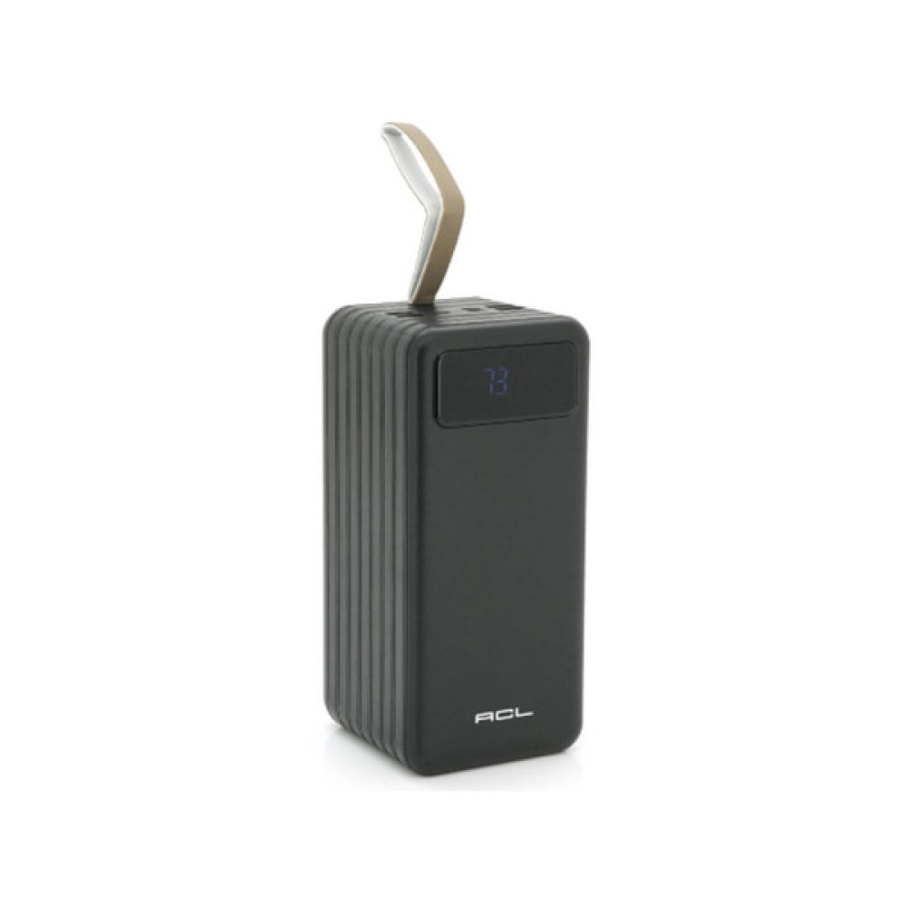 Батарея універсальна ACL 80000mAh, 4xUSB, 4 кабеля(USB/Micro/Type-C/Lighting), 1,4кг, Black (PW-94)