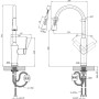 Змішувач Kroner KRP Makon-GRP030-T (CV033865) Змішувач Kroner KRP Makon-GRP030-T (CV033865)